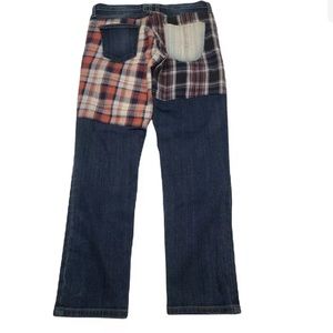 Current Elliott Patchwork The Fling Loved Jeans Size 29
